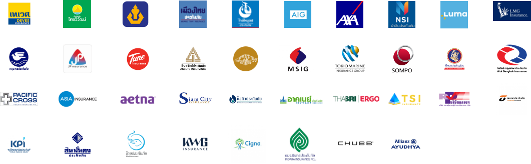 พันธมิตรบริษัทประกันวินาศภัยกว่า 38 บริษัท